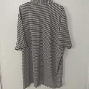 XL Stitch Golf Charcoal, Gray, and White  Polo
